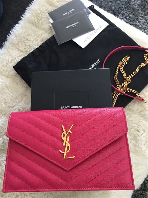 ysl zip pouch pink grained|Pink Saint Laurent Bags .